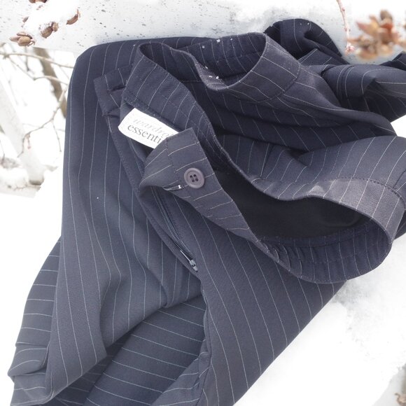 Vintage Pin Stripe Ladies Pants By Wardrobe Essentials - Picture 4 of 9